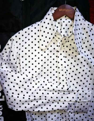 Black and White Polka Dot Beagle Shirt