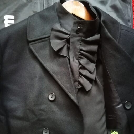 1968 John Black Ruffled Shirt - Image 3