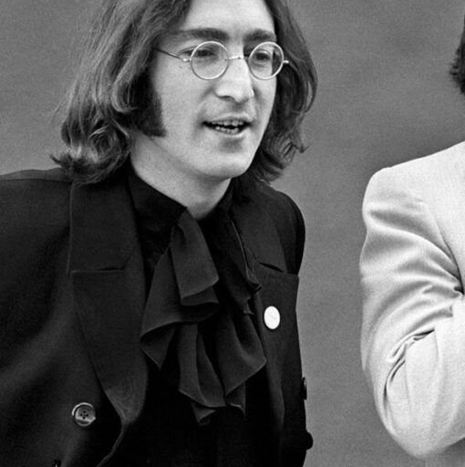 1968 John Black Ruffled Shirt - Image 2